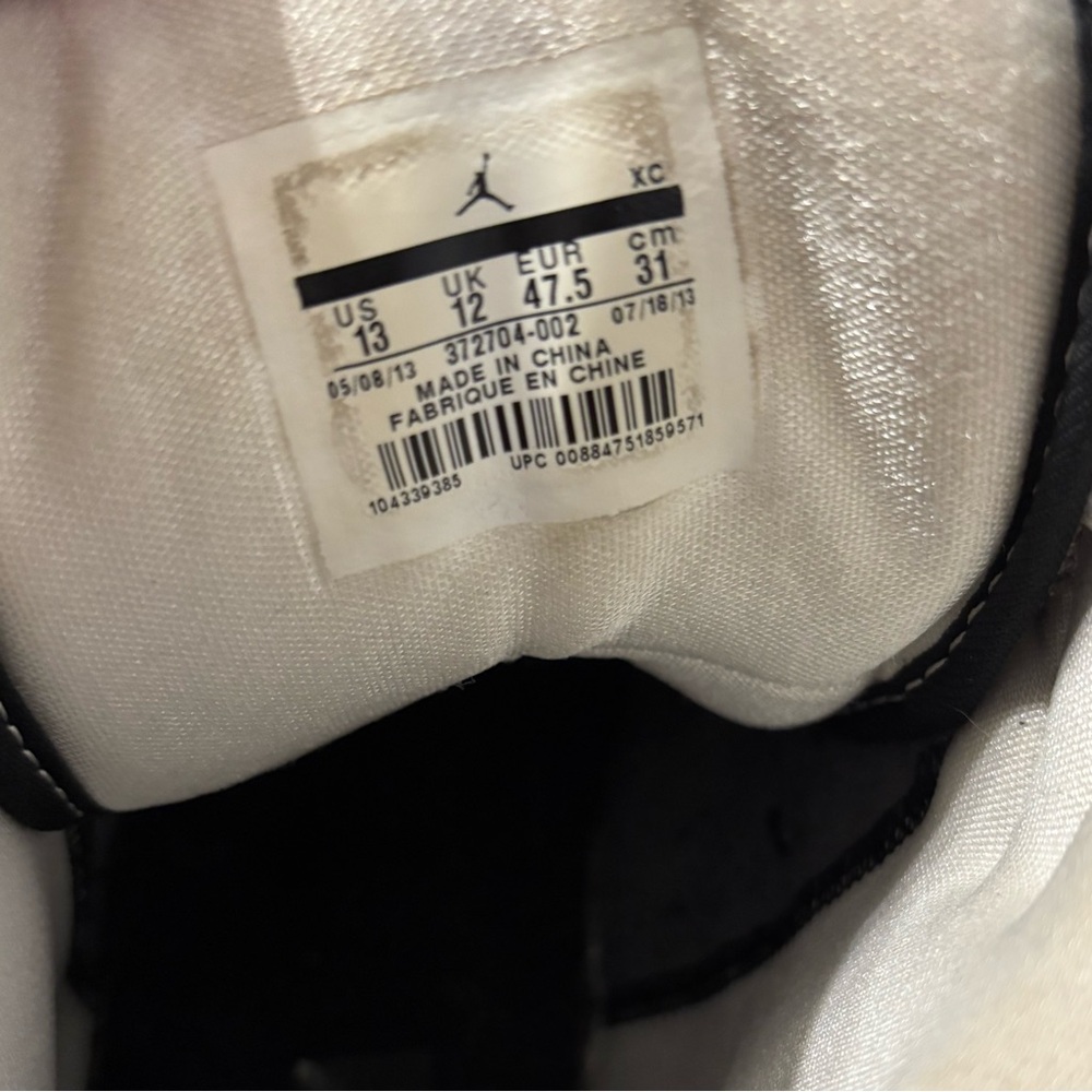 🏀SALE🏀Men’s 2013 black and gray Nike Air Jordan 1 Flight basketball Shoes - Picture 6 of 6